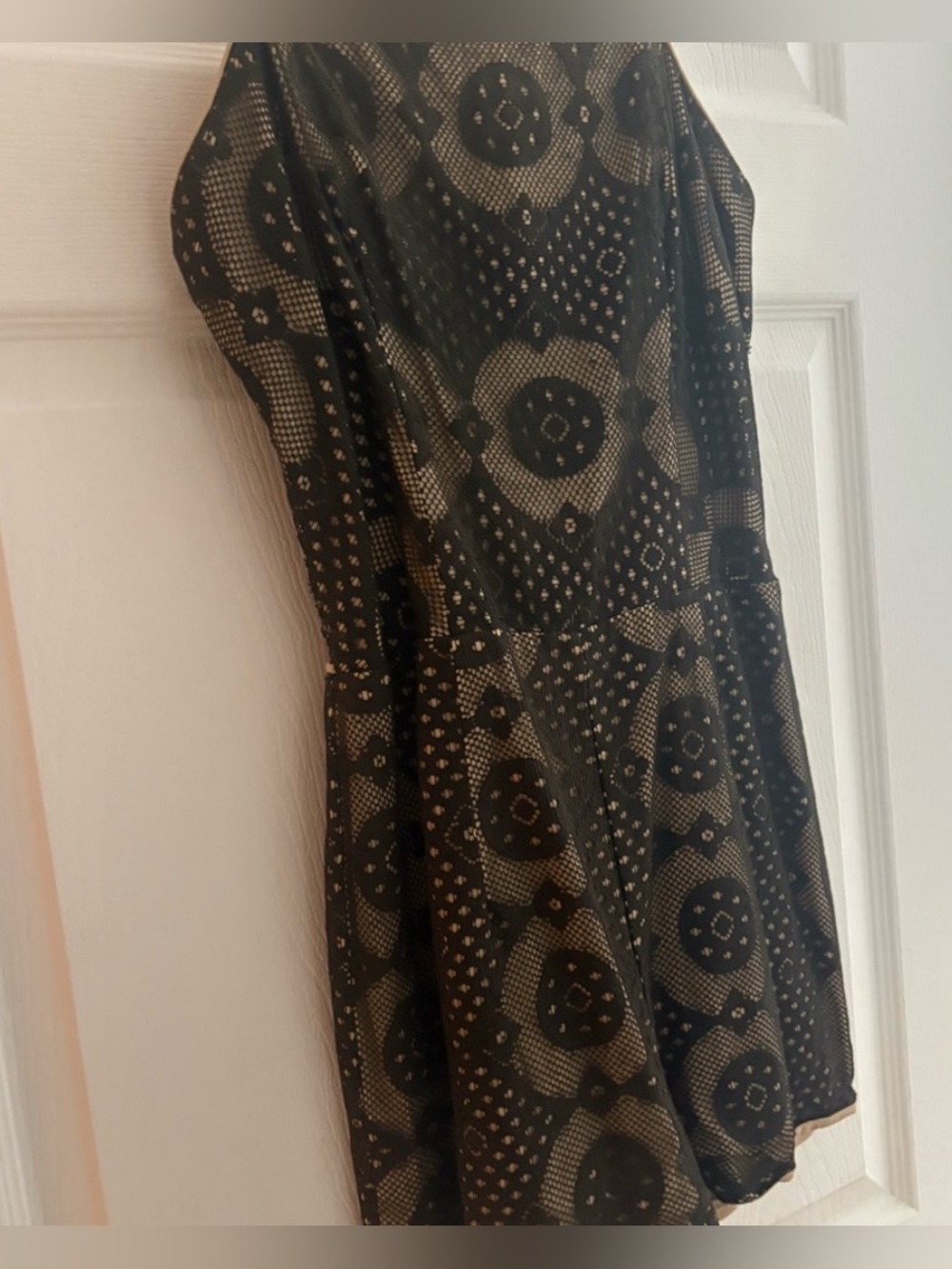 Vintage Black Lace Romper - Picture 4 of 7